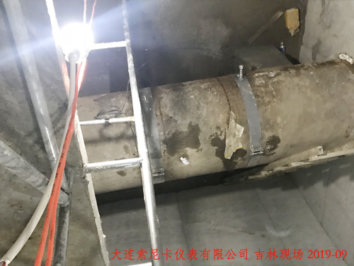 自來(lái)水貿(mào)易結(jié)算用超聲波流量計(jì)現(xiàn)場(chǎng)